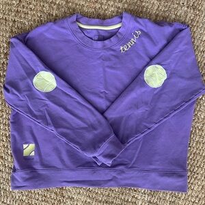 Court Life patch sweatshirt - size 1 (s/m)
EUC